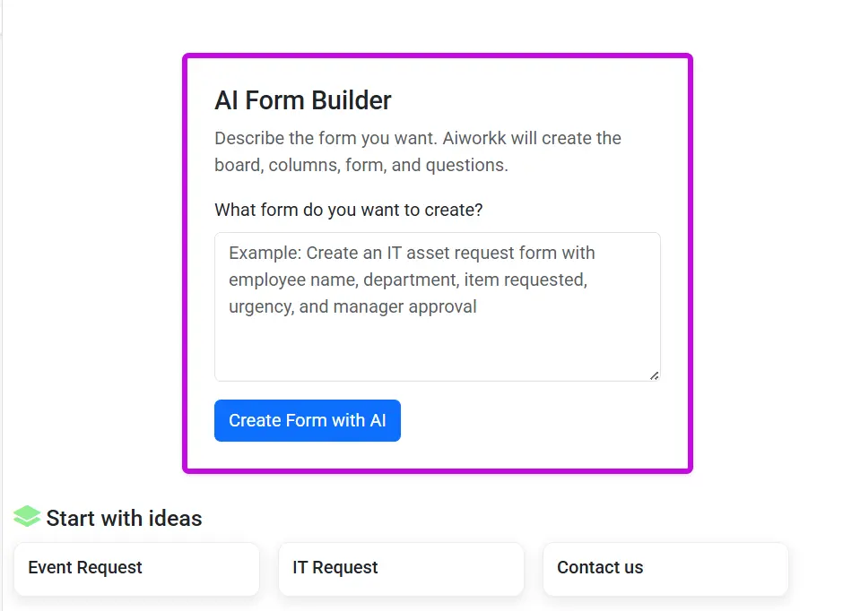 Ai powered Columns