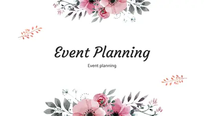 Event Planning